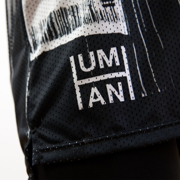 Pixel Rain Tank Top in Black - Close Image
